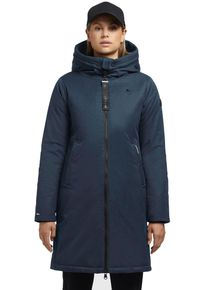 Wintermantel Khujo "LISAD", Damen, Gr. M (38), blau (legion patrol), Web, Obermaterial: 100% Polyester, ca. Mitte Oberschenkel, M&auml;ntel Wintermantel