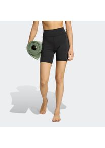 Shorts adidas Performance "All Me Ess 7IN", Damen, Gr. S, N-Gr, schwarz (schwarz, schwarz), Obermaterial: 85% Polyester, 15% Elasthan, Hosen Shorts