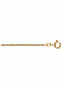 Goldkette ONE ELEMENT "Halskette Rundankerkette aus 333 Gelbgold &Oslash; 1,7 mm" Gr. 45, gold, Halsketten, Damen, 45, Gelbgold 333, Goldkette