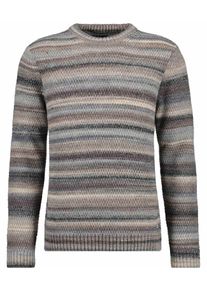 Rundhalspullover Ragman, Herren, Gr. 54, silber (silbergrau), Strick, 53% Wolle 47% Polyacryl, ohne Ausschnitt, Pullover Rundhalspullover