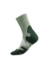 Sportsocken Bauerfeind "Outdoor Merino Compression Socks", Herren, Gr. 43-46, gr&uuml;n (herbal gr&uuml;n), Polyamid, unifarben mit Farbeinsatz, normal, Socken Sportsocken, Erste Hilfe Artikel, Topseller
