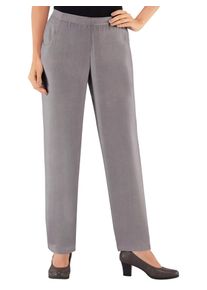 Schlupfhose Classic Basics, Damen, Gr. 46, Normalgr&ouml;&szlig;en, grau, 52% Polyester, 48% Viskose, unifarben, lang, Hosen Schlupfhose