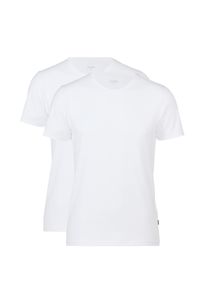 JOOP! T-Shirt JOOP "Everyday", Herren, Gr. L, wei&szlig;, Jersey, Obermaterial: 95% Baumwolle, 5% Elasthan, regular fit h&uuml;ftbedeckend, Rundhals, gerader Abschluss, Shirts T-Shirt, Rundhalsausschnitt, kurz&auml;rmelig