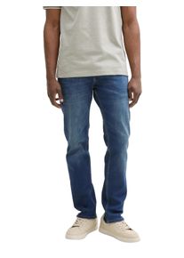Straight-Jeans Tom Tailor Denim, Damen, Gr. 31, L&auml;nge 32, blau (used schwarz stone blau), Denim/Jeans, Obermaterial: 70% Baumwolle, 28% Polyester, 2% Elasthan, straight fit, Jeans Straight-Jeans, im klassischen 5-Pocket-Design, Topseller