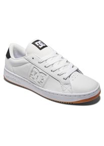 Sneaker DC Shoes "Striker", Herren, Gr. 11(44,5), wei&szlig;, schwarz, gum, Obermaterial: Leder (Kuh) / Futter: Textil / Au&szlig;ensohle: Gummi, Schuhe Sneaker