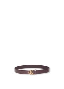 Lederg&uuml;rtel Calvin Klein "CK BUCKLE 30MM FIXED BELT", Damen, Gr. 11,5, gold (fudge, antique li?ght gold), Rindsleder, unifarben, G&uuml;rtel Lederg&uuml;rtel, Gr&ouml;&szlig;enverstellbar