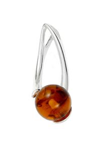 Kettenanh&auml;nger OSTSEE-SCHMUCK "OSTSEE-SCHMUCK Anh&auml;nger Melina Anh&auml;nger Melina", wei&szlig; (wei&szlig;, neutral), Schmuckanh&auml;nger, Damen, 25 x 8mm, Silber 925 (Sterlingsilber), 1,3 g, Kettenanh&auml;nger