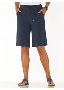 Bermudas Classic Basics, Damen, Gr. 46, Normalgr&ouml;&szlig;en, marine, 97% Polyester, 3% Elasthan, unifarben, Hosen Bermudas