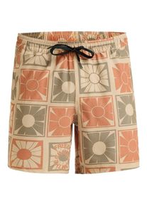 Boardshorts Quiksilver "Surfsilk Straight 16", Herren, Gr. M, khaki freedom from the chaos, 92% Polyester, 8% Elasthan, Hosen Boardshorts