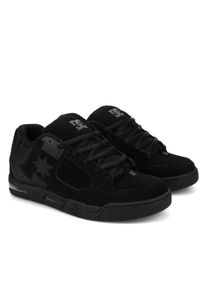 Sneaker DC Shoes "DC Command", Herren, Gr. 7,5(40), schwarz (schwarz, schwarz), Obermaterial:50.46% Leder, 49.54% Synthetikmaterial;, Schuhe Sneaker