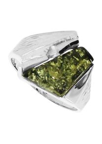 Fingerring OSTSEE-SCHMUCK "- Mette - Silber 925/000 - Bernstein" Gr. 58, silber (silber 925, silberfarben, wei&szlig;), Fingerringe, Damen, 58, Fingerring