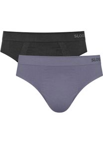Slip Sloggi "men GO Smooth", Herren, Gr. S, schwarz (schwarz combination), Single Jersey, Obermaterial: 72% Baumwolle, 21% Polyamid, 7% Elasthan, Unterhosen Slip, nahtlos, weich, ohne Eingriff, ohne st&ouml;rende N&auml;hte