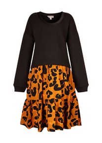 Sommerkleid happy girls "dress", M&auml;dchen, Gr. 134, EURO-Gr&ouml;&szlig;en, schwarz, Stoff, 100% Baumwolle, normal, Kleider Sommerkleid