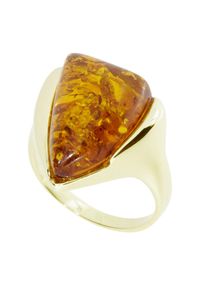 Fingerring OSTSEE-SCHMUCK "- Anouk - Gold 333/000 - Bernstein" Gr. 54, gold (gold 333, goldfarben, gelb), Fingerringe, Damen, 54, Fingerring