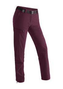 Funktionshose Maier Sports "Inara slim", Damen, Gr. 38, Normalgr&ouml;&szlig;en, lila (purpurviolett), 90% Polyamid, 10% Elasthan, Hosen Funktionshose, Herren Wanderhose, atmungsaktive Outdoor-Hose, 4 Taschen, Slim Fit