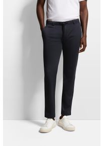 Chinohose Bugatti "Flexcity-Stretch", Herren, Gr. 38, L&auml;nge 32, blau (marine), 77% Polyester, 17% Viskose, 6% Elasthan, unifarben, slim fit, Hosen Chinohose, mit Kordelzug