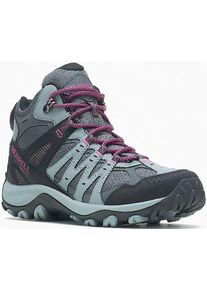 Wanderschuh Merrell "ACCENTOR 3 SPORT MID GORETEX", Damen, Gr. 37, grau (grau, mint), Synthetik, Textil, Schuhe Wanderschuh, wasserdicht