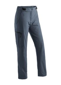 Funktionshose Maier Sports "R3 Zed Pants W", Damen, Gr. 48, Normalgr&ouml;&szlig;en, blau (graublau), 100% Polyester, Hosen Funktionshose, Damen Outdoorhose elastische Wanderhose Regular fit