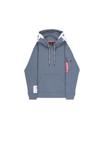 Hoodie Alpha Industries "Alpha Hoodie", Herren, Gr. L, denim blau, Obermaterial: 80% Baumwolle, 20% Polyester, regular fit, Sweatshirts Hoodie