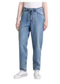 Skinny-fit-Jeans Tom Tailor Denim, Damen, Gr. XS (34), N-Gr, blau (used mid stone blau denim), Denim/Jeans, Obermaterial: 100% Baumwolle, unifarben, skinny fit kn&ouml;chellang, Jeans Skinny-fit-Jeans, im Five-Pocket Style