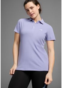 Poloshirt Kangaroos, Damen, Gr. 40/42, lila (lavendel), Obermaterial: 100% Baumwolle, figurumspielend, Shirts Poloshirt, Kurzarm, unifarben, Polokragen, aus Baumwolle, gro&szlig;e Gr&ouml;&szlig;en