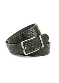 Lederg&uuml;rtel Anthoni Crown, Damen, Gr. 85, gr&uuml;n, Rindsleder, G&uuml;rtel Lederg&uuml;rtel