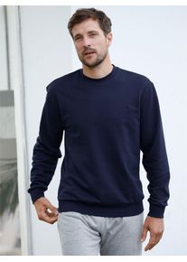 Sweatshirt Catamaran, Herren, Gr. 60/62, blau (marine), 100% Baumwolle, unifarben, Rundhals, Sweatshirts Sweatshirt