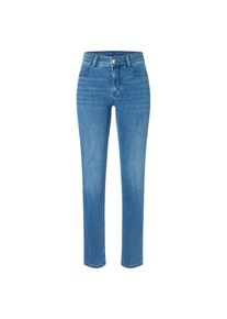 Slim-fit-Jeans MAC "DREAM", Damen, Gr. 46, L&auml;nge 32, light blau used wash, Denim/Jeans, Obermaterial: 82% Baumwolle, 9% Polyester, 5% Elastomultiester, 4% Elasthan, slim fit lang, Jeans Slim-fit-Jeans, sehr elastisches Material