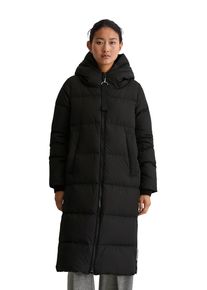 Marc O'Polo Daunenmantel MARC O'POLO, Damen, Gr. 44, schwarz, Web, Obermaterial: 100% Polyester. Futter: 100% Polyamid. F&uuml;llung: 80% Daunen, 20% Federn, regular fit lang, elastischer Bund, M&auml;ntel Daunenmantel, am Saum mit seitlichen Zipper-Schlitzen