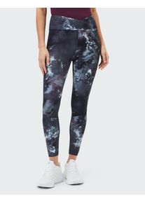 Leggings Venice Beach, Damen, Gr. XS (36), N-Gr, schwarz (aop gloomy night), Obermaterial: 68% Polyamid, 32% Elasthan, Hosen Leggings