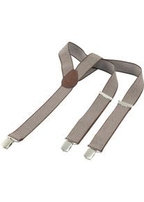 Hosentr&auml;ger Jan Vanderstorm "Hosentr&auml;ger VAITO", Herren, Gr. 130, braun (braun gemustert), Obermaterial: 87% Polyethylen PE. 13% Elasthan EL., Hosentr&auml;ger Hosentr&auml;ger