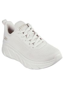 Sneaker Skechers "BOBS B FLEX HI-FLYING HI", Damen, Gr. 39, wei&szlig; (sanftes wei&szlig;), Textil, Schuhe Sneaker, Trainingsschuh, Schn&uuml;rschuh, Freizeitschuh in veganer Verarbeitung