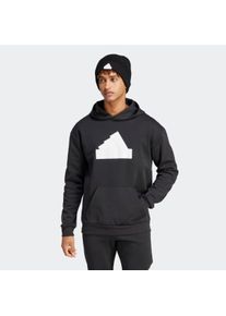 Kapuzensweatshirt adidas Sportswear "M FI BOS HD", Herren, Gr. L, schwarz, Obermaterial: 64% Baumwolle, 36% Polyester, Sweatshirts Kapuzensweatshirt