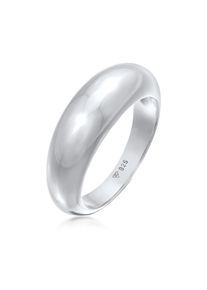 Siegelring Elli Premium "Ring Bandring Stapelring Chunky 925er Silber" Gr. 54, silber, Fingerringe, Damen, 54, ohne Stein, Silber 925 (Sterlingsilber), 7mm, Siegelring