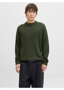 Jack & Jones Strickpullover JACK & JONES "JJEURBAN JACK KNIT CREW NECK SN", Herren, Gr. S, bunt (duffel bag), Strick, Obermaterial: 70% Polyacryl, 30% Baumwolle, unifarben, relaxed fit h&uuml;ftbedeckend, Rundhals, Rippb&uuml;ndchen, Pullover Strickpullover
