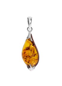 Kettenanh&auml;nger OSTSEE-SCHMUCK "OSTSEE-SCHMUCK Anh&auml;nger Stella Anh&auml;nger Stella", wei&szlig; (wei&szlig;, neutral), Schmuckanh&auml;nger, Damen, 35 x 11mm, Silber 925 (Sterlingsilber), 2,1 g, Kettenanh&auml;nger