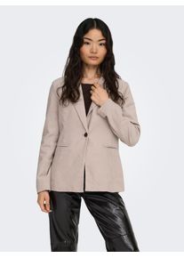 Kurzblazer Only "ONLNESSA L/S CORD FIT BLAZER CC TLR", Damen, Gr. 38, gr&uuml;n (string), Cord, Obermaterial: 100% Baumwolle, unifarben, regular fit normal, V-Ausschnitt, Blazer Kurzblazer, aus Cord, regular fit, schmale &Auml;rmel