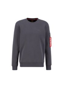 Sweater Alpha Industries "Air Force Sweater", Herren, Gr. S, grau (vintage grau), Obermaterial: 80% Baumwolle, 20% Polyester, regular fit, Sweatshirts Sweater