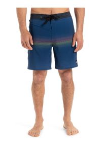 Boardshorts Quiksilver "Surfsilk Straight Leg 18", Herren, Gr. 31SM, blau (estate blau connect), Obermaterial: 88% Microfaser, 12% Elasthan;, Hosen Boardshorts