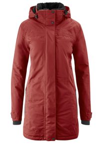 Winterjacke Maier Sports "Lisa 2.1", Damen, Gr. 36, rot (weinrot), 100% Polyester, Jacken Winterjacke, Damen Mantel, atmungsaktiver Wintermantel, wasserdicht, Regular Fit