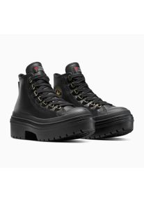 Winterstiefel Converse "CHUCK TAYLOR ALL STAR LUGGED HEEL CC", Damen, Gr. 39, schwarz, schwarz, gold, Textil, Schuhe Winterstiefel, Winterschuhe, Winterboots, Snowboots, wasserdicht