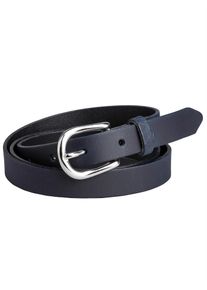 Lederg&uuml;rtel sheego, Damen, Gr. 105, blau (marine), G&uuml;rtel Lederg&uuml;rtel