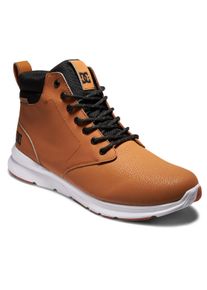 Stiefel DC Shoes "Mason 2", Herren, Gr. 6,5(38,5), gelb, Obermaterial: Leder [Kuh] / Futter: Textil / Au&szlig;ensohle: Gummi, Schuhe Stiefel