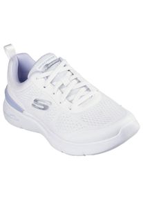 Sneaker Skechers "SKECH-AIR DYNAMIGHT 2.0-NEW HEIGHTS", Damen, Gr. 39, blau (wei&szlig;, hellblau), Lederimitat, Textil, Schuhe Sneaker, Schn&uuml;rschuh, Fitnessschuh, Halbschuh, Freizeitsch mit Memory Foam, Topseller