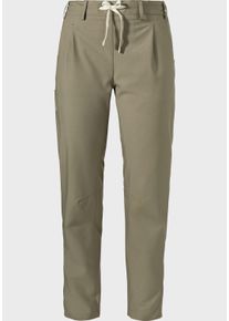 Sch&ouml;ffel Outdoorhose SCH&Ouml;FFEL "Pants Oaktree L", Damen, Gr. 44, Normalgr&ouml;&szlig;en, braun (4725, braun), Oberstoff : 61% Polyester 39% Viskose, Hosen Outdoorhose
