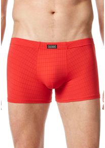 Retro Pants Bruno Banani, Herren, Gr. 6L, rot, Obermaterial: 90% Polyamid, 10% Elasthan, k&ouml;rpernah, Unterhosen Retro Pants, mit elastischem Bund