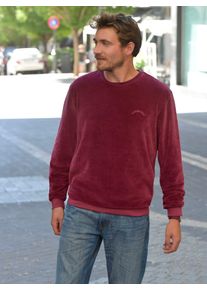 Sweatshirt Catamaran, Herren, Gr. 60/62, lila (aubergine), 80% Baumwolle, 20% Polyester, unifarben, Rundhals, Sweatshirts Sweatshirt