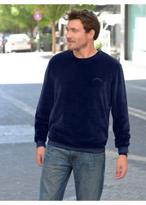 Sweatshirt Catamaran, Herren, Gr. 52/54, blau (marine), 80% Baumwolle, 20% Polyester, unifarben, Rundhals, Sweatshirts Sweatshirt