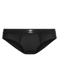 Bikinislip adidas originals "Comfort Flex Cotton", Damen, Gr. L (40), grau (003, carbon), Feinripp, Obermaterial: 65% Modal, 22% Polyester, 13% Elasthan, unifarben, k&ouml;rpernah, Unterhosen Bikinislip, Modalmix, Feinripp, atmungsaktiv, elastisch, weich