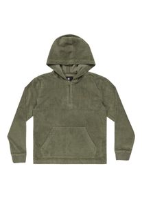 Hoodie DC Shoes "Belview", Jungen, Gr. 12(148-156cm), gr&uuml;n (deep lichen gr&uuml;n), Obermaterial: 98% Walkfrottier, 2% Elasthan;, Sweatshirts Hoodie